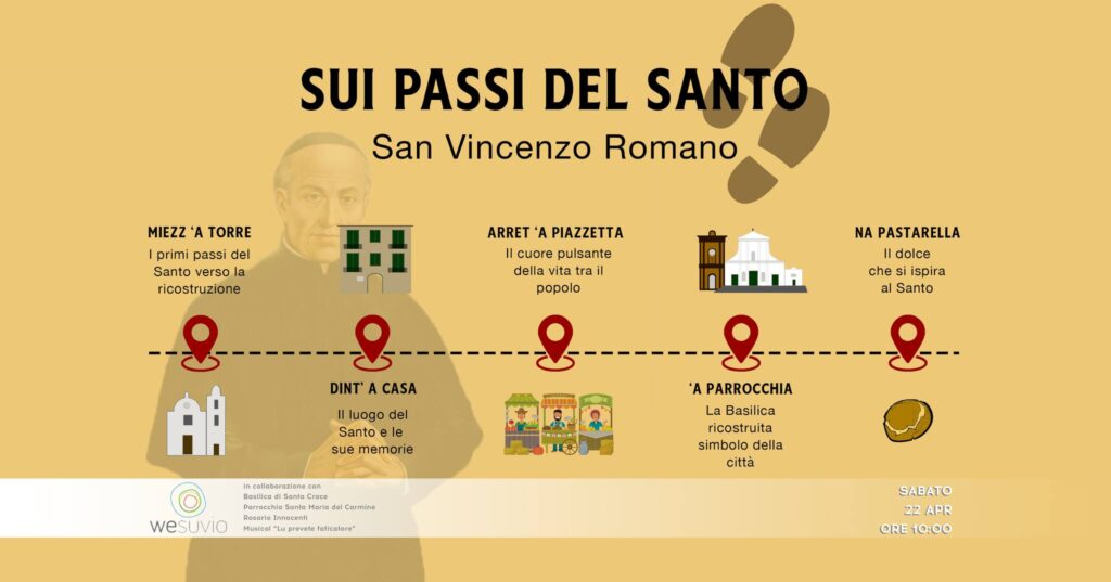 L'itinerario approntato dall'Associazione Wesuvio sui luoghi di San Vincenzo Romano